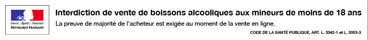 L'ABUS D'ALCOOL EST DANGEREUX POUR LA SANTÉ, À CONSOMMER AVEC MODÉRATION.