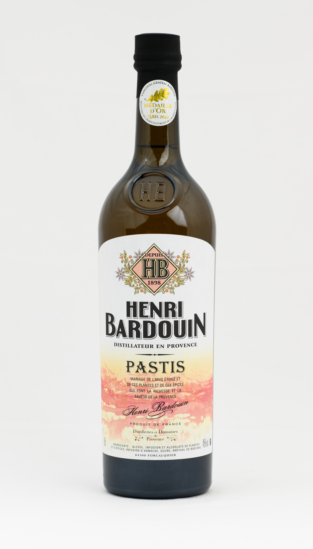 Pastis Grand Cru - Henri Bardouin - L'ami du Vigneron