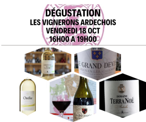 [TIGNIEU] – Dégustation gratuite Les Vignerons Ardechois